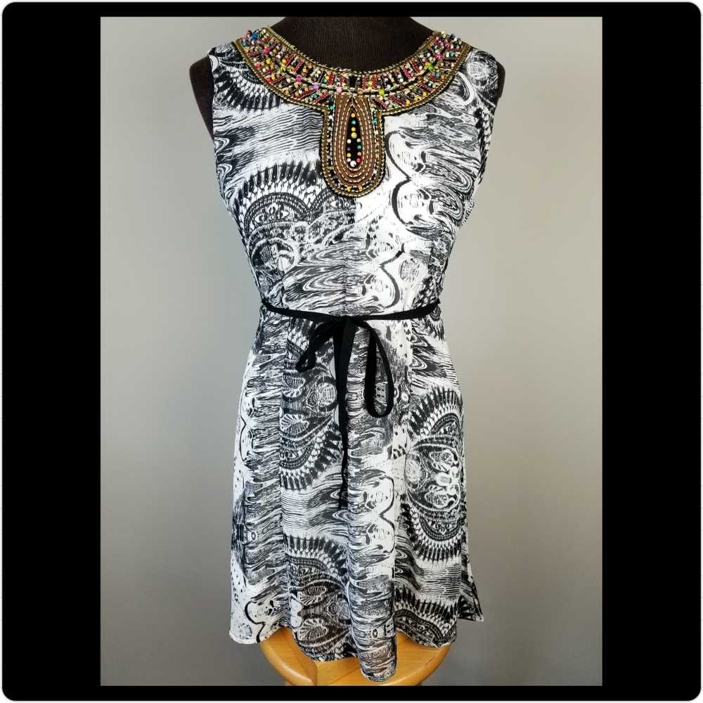 Beaded, lined dress by Mismash